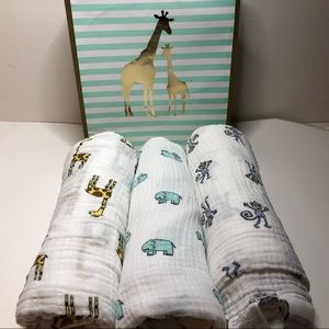Aden & Anais Muslin Swaddle -Set of 3